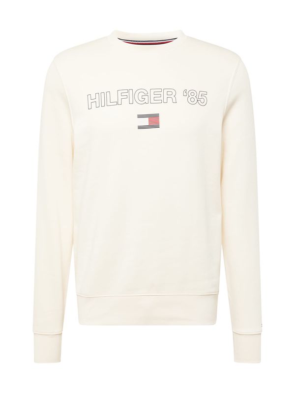TOMMY HILFIGER TOMMY HILFIGER Суичър '85'  слонова кост / морскосиньо / алено / черно