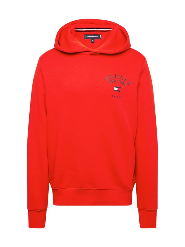 TOMMY HILFIGER TOMMY HILFIGER Суичър 'Arched Varsity'  нейви синьо / червено / бяло