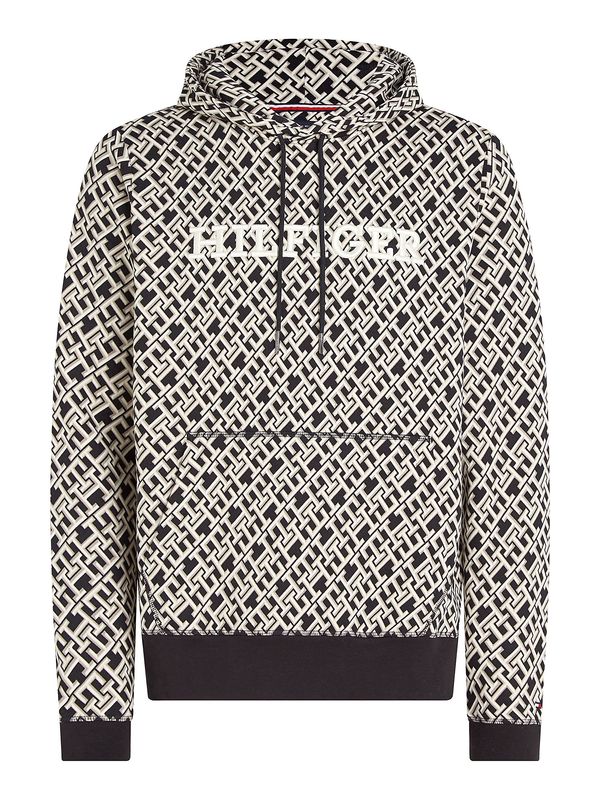 TOMMY HILFIGER TOMMY HILFIGER Суичър  бежово / черно / бяло