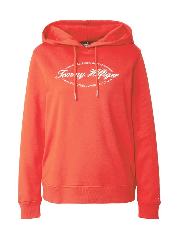 TOMMY HILFIGER TOMMY HILFIGER Суичър  червено / бяло