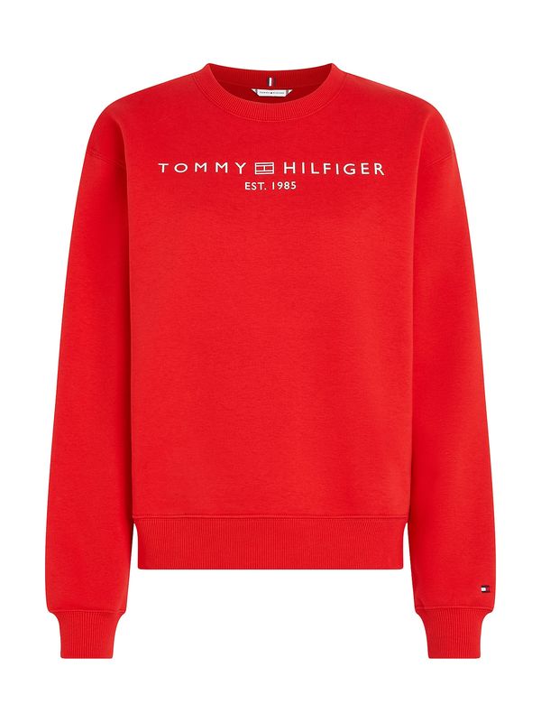 TOMMY HILFIGER TOMMY HILFIGER Суичър  червено / бяло
