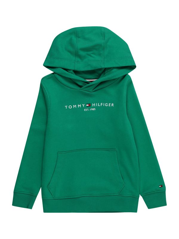 TOMMY HILFIGER TOMMY HILFIGER Суичър 'Essential'  нощно синьо / зелено / червено / бяло