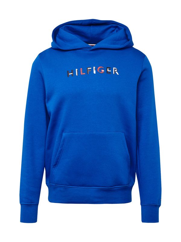 TOMMY HILFIGER TOMMY HILFIGER Суичър  кралско синьо / червено / черно / бяло