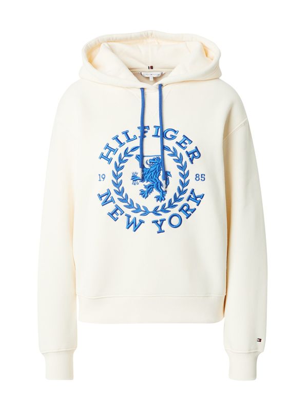 TOMMY HILFIGER TOMMY HILFIGER Суичър  кремаво / небесносиньо