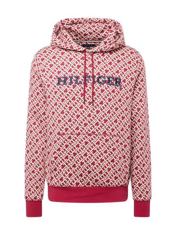 TOMMY HILFIGER TOMMY HILFIGER Суичър  нейви синьо / червено / мръсно бяло