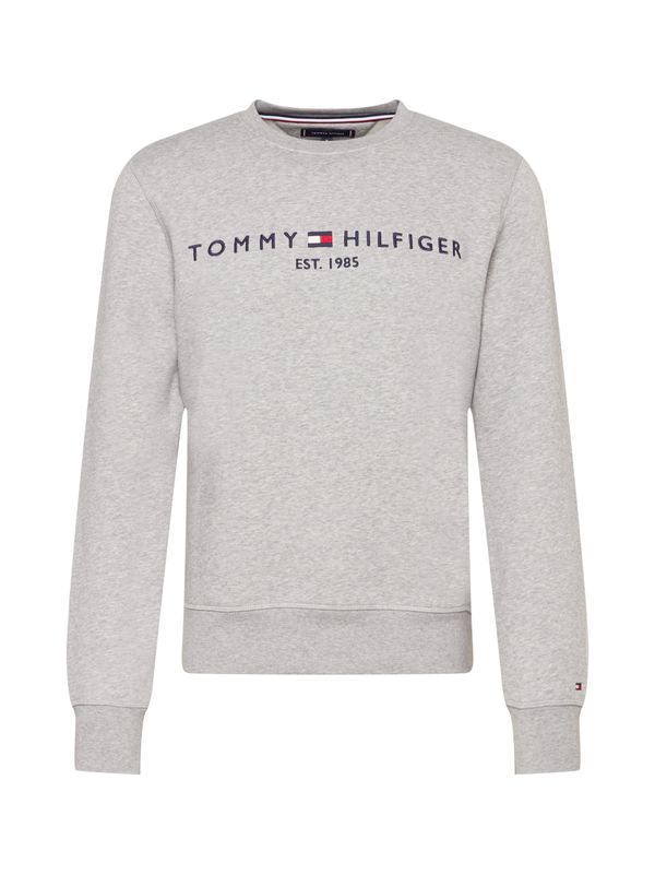 TOMMY HILFIGER TOMMY HILFIGER Суичър  нейви синьо / сив меланж / червено / бяло