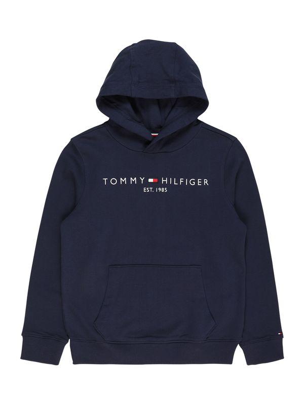 TOMMY HILFIGER TOMMY HILFIGER Суичър  нейви синьо / светлочервено / бяло
