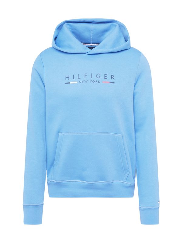 TOMMY HILFIGER TOMMY HILFIGER Суичър  нейви синьо / светлосиньо / червено / бяло