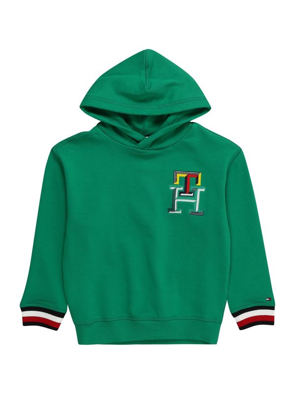 TOMMY HILFIGER TOMMY HILFIGER Суичър  нейви синьо / зелено / червено / бяло