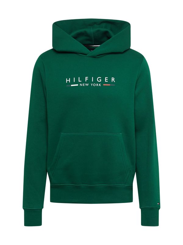 TOMMY HILFIGER TOMMY HILFIGER Суичър 'NEW YORK'  нейви синьо / тъмнозелено / червено / бяло