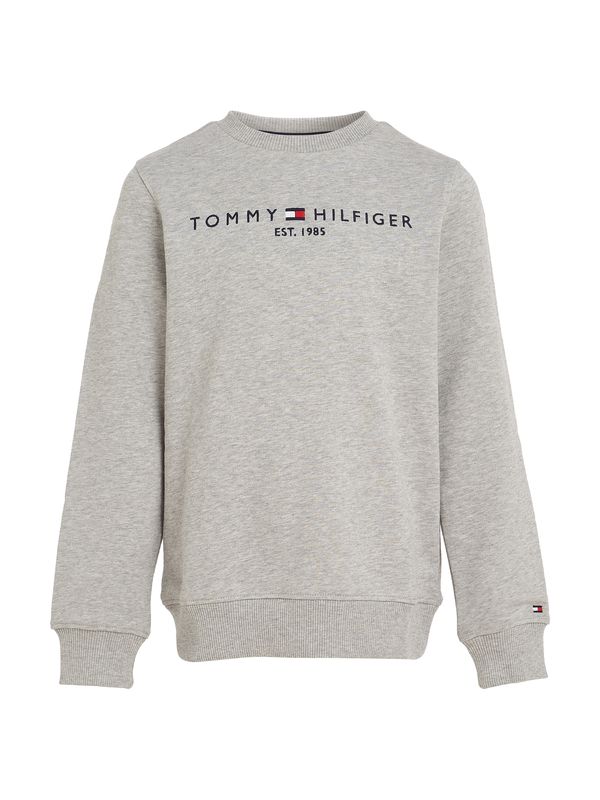 TOMMY HILFIGER TOMMY HILFIGER Суичър  нощно синьо / сив меланж / червено / бяло