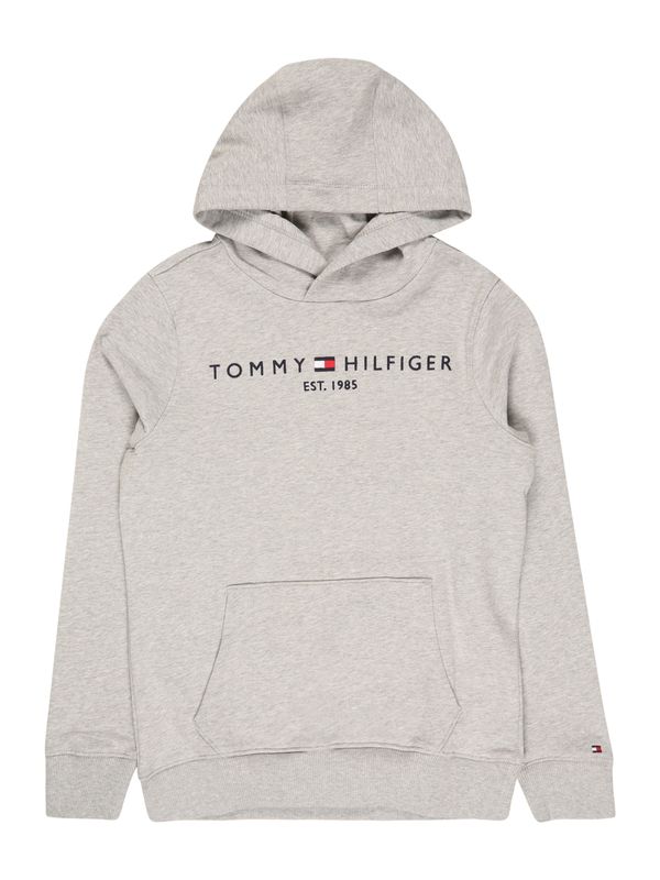 TOMMY HILFIGER TOMMY HILFIGER Суичър  нощно синьо / сив меланж / светлочервено / бяло