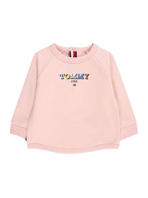 TOMMY HILFIGER TOMMY HILFIGER Суичър  синьо / опушено синьо / светлорозово / бяло