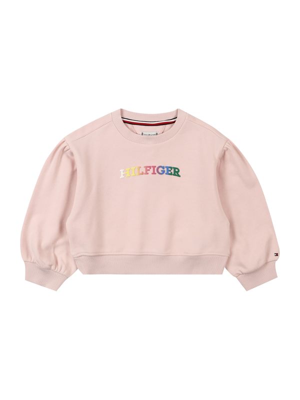 TOMMY HILFIGER TOMMY HILFIGER Суичър  синьо / жълто / пудра / червено