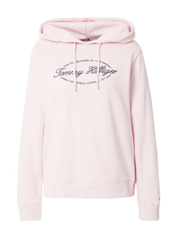 TOMMY HILFIGER TOMMY HILFIGER Суичър  тъмносиньо / бледорозово