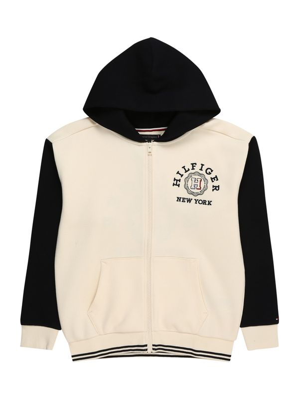 TOMMY HILFIGER TOMMY HILFIGER Суичъри с качулка  бежово / нейви синьо