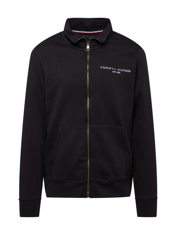 TOMMY HILFIGER TOMMY HILFIGER Суичъри с качулка  червено / черно / бяло