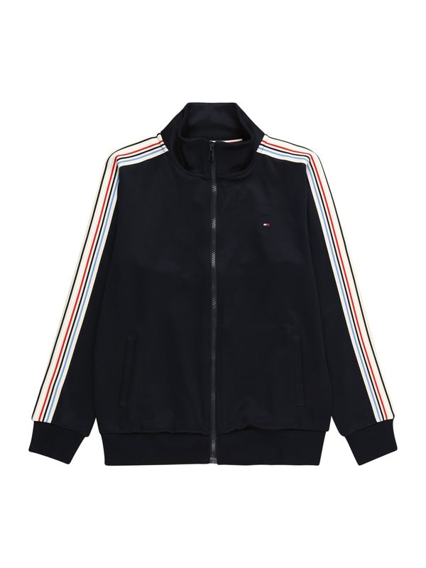 TOMMY HILFIGER TOMMY HILFIGER Суичъри с качулка  морскосиньо / светлосиньо / червено / бяло