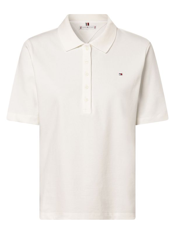 TOMMY HILFIGER TOMMY HILFIGER Тениска '1985'  екрю / тъмносиньо / червено / бяло