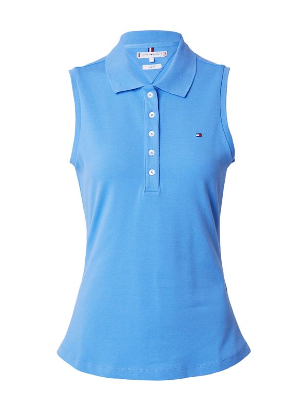 TOMMY HILFIGER TOMMY HILFIGER Тениска '1985'  морскосиньо / лазурно синьо / червено / бяло