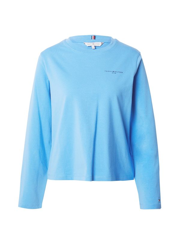 TOMMY HILFIGER TOMMY HILFIGER Тениска '1985'  нейви синьо / небесносиньо