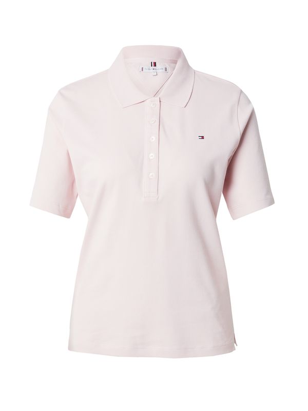 TOMMY HILFIGER TOMMY HILFIGER Тениска '1985'  нейви синьо / розово / огнено червено / бяло