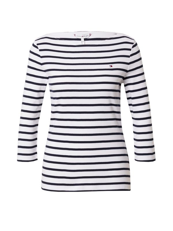 TOMMY HILFIGER TOMMY HILFIGER Тениска 'Aisha'  нейви синьо / бяло