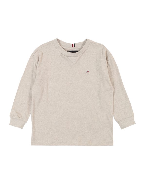 TOMMY HILFIGER TOMMY HILFIGER Тениска  бежово меланж / нейви синьо / червено