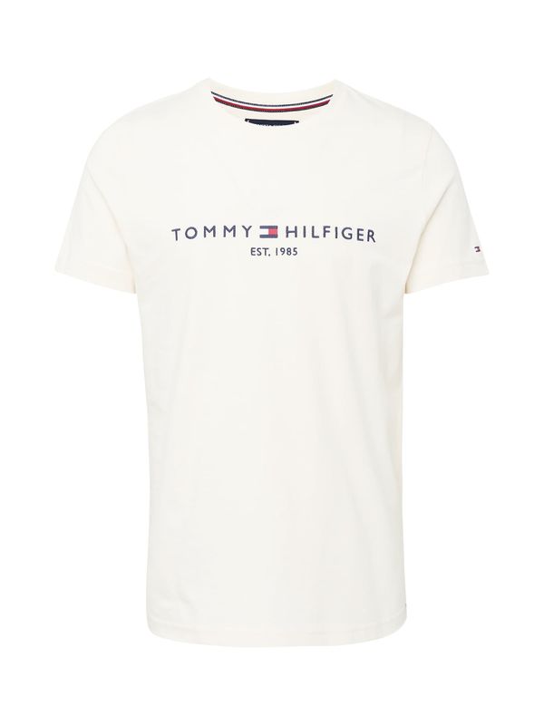 TOMMY HILFIGER TOMMY HILFIGER Тениска  бежово / нейви синьо / червено
