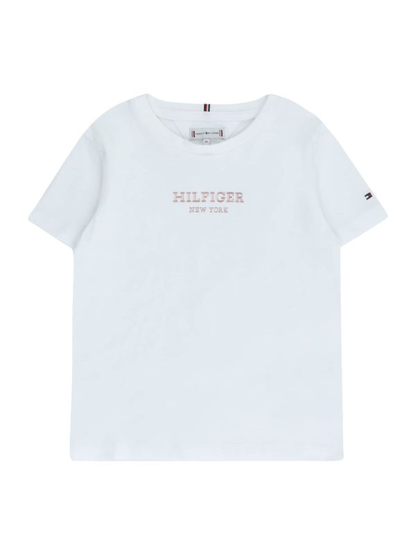 TOMMY HILFIGER TOMMY HILFIGER Тениска  бежово / нейви синьо / червено / бяло