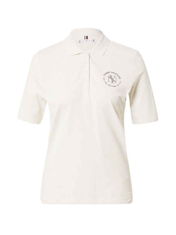 TOMMY HILFIGER TOMMY HILFIGER Тениска  черно / мръсно бяло