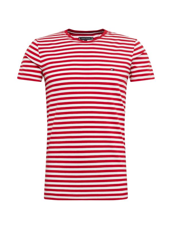 TOMMY HILFIGER TOMMY HILFIGER Тениска  червено / бяло