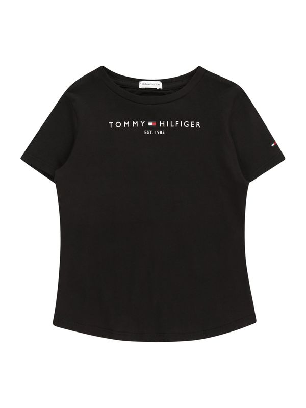 TOMMY HILFIGER TOMMY HILFIGER Тениска  червено / черно / бяло