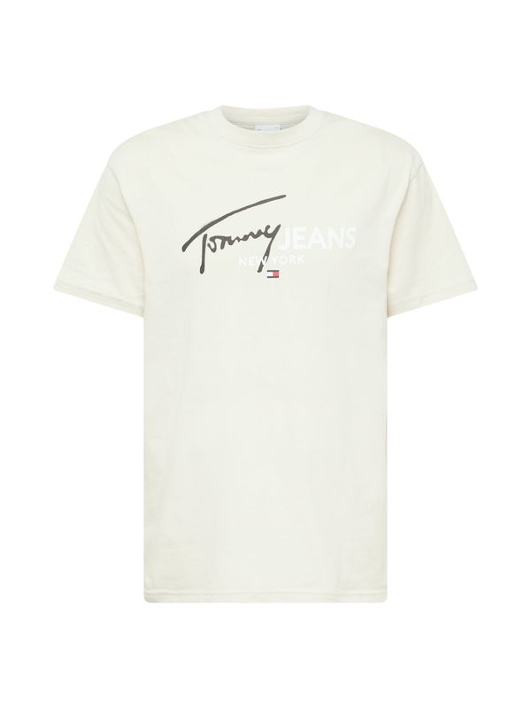 TOMMY HILFIGER TOMMY HILFIGER Тениска  екрю / червено / черно / бяло