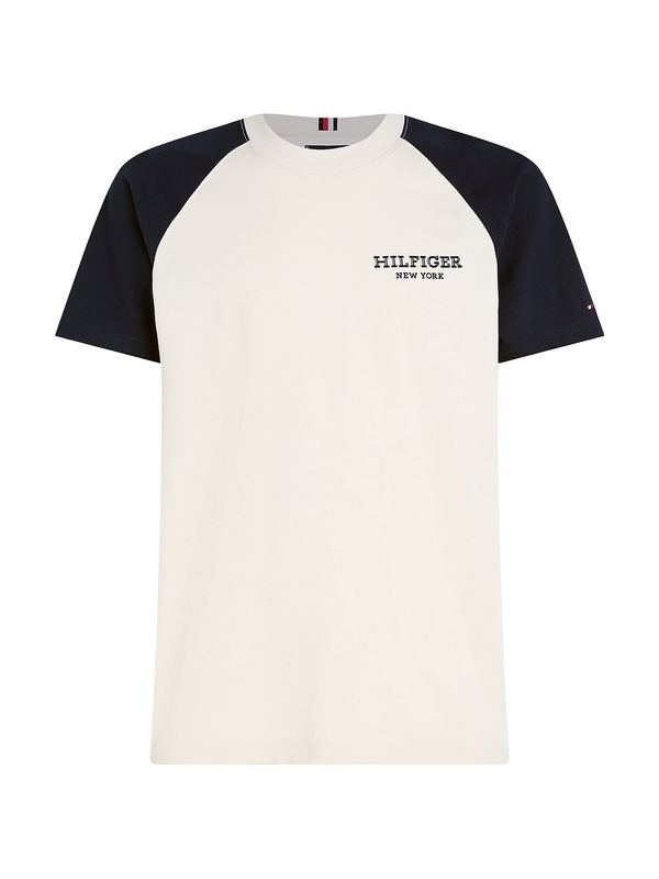 TOMMY HILFIGER TOMMY HILFIGER Тениска  екрю / червено / черно / бяло