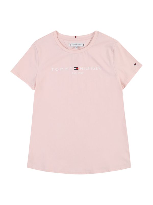 TOMMY HILFIGER TOMMY HILFIGER Тениска 'Essential'  морскосиньо / пепел от рози / ярко червено / бяло