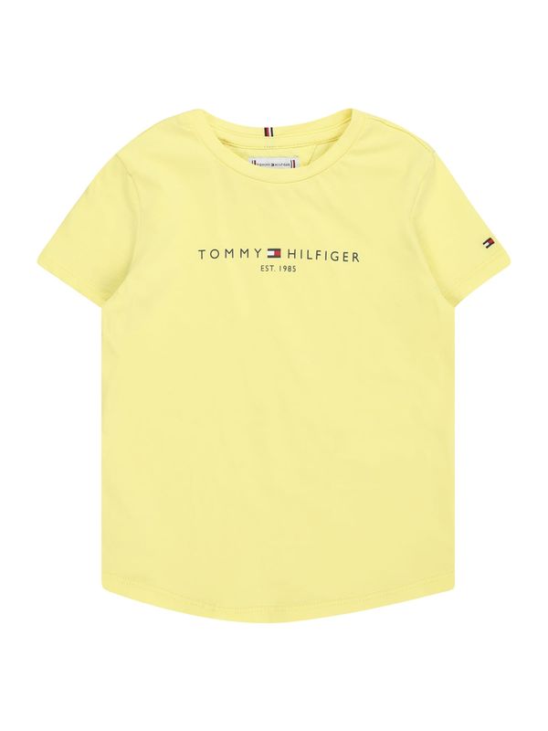 TOMMY HILFIGER TOMMY HILFIGER Тениска 'ESSENTIAL'  морскосиньо / жълто / червено / бяло