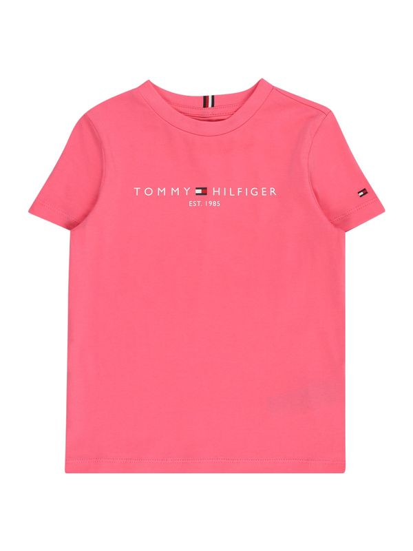 TOMMY HILFIGER TOMMY HILFIGER Тениска 'ESSENTIAL'  нейви синьо / малина / червено / бяло