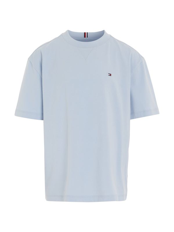 TOMMY HILFIGER TOMMY HILFIGER Тениска 'ESSENTIAL'  нейви синьо / опушено синьо / червено / бяло