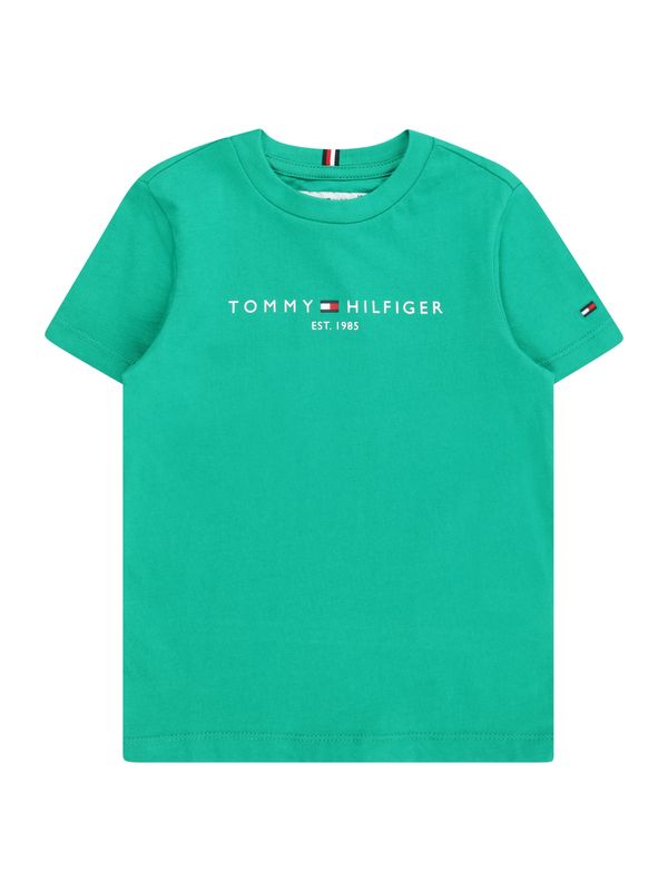 TOMMY HILFIGER TOMMY HILFIGER Тениска 'Essential'  нейви синьо / тюркоазен / червено / бяло