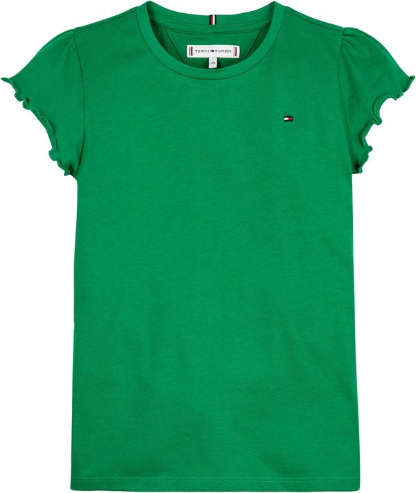 TOMMY HILFIGER TOMMY HILFIGER Тениска 'ESSENTIAL'  зелено