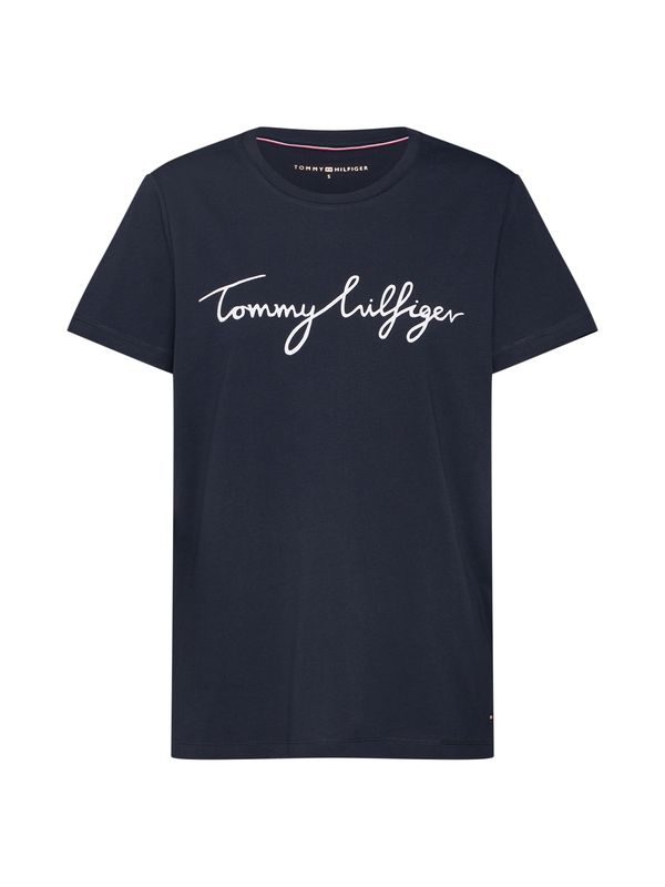 TOMMY HILFIGER TOMMY HILFIGER Тениска 'Heritage'  нейви синьо / бяло