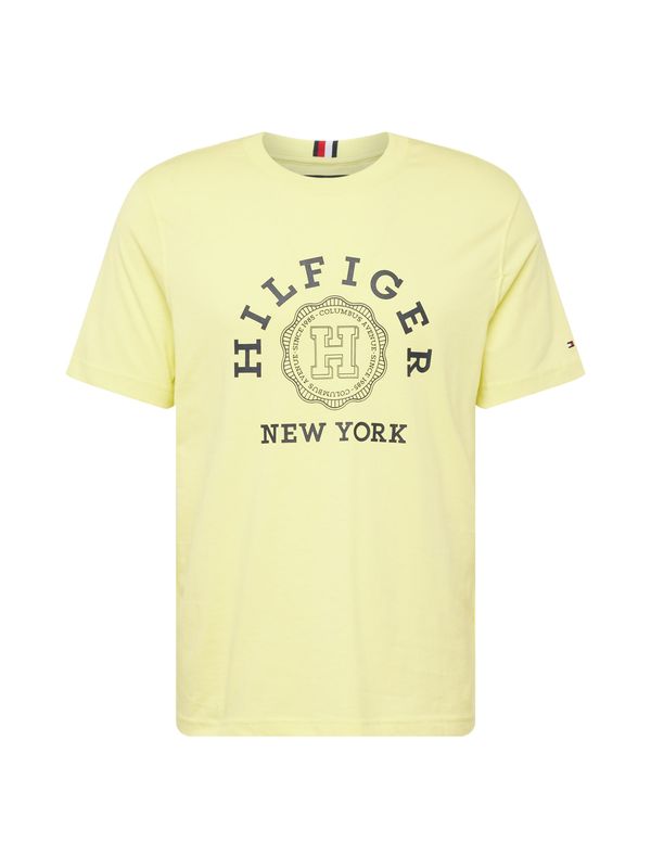TOMMY HILFIGER TOMMY HILFIGER Тениска  лимоненожълто / черно