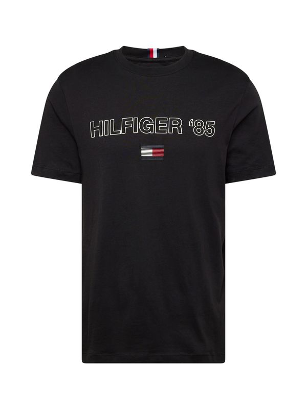 TOMMY HILFIGER TOMMY HILFIGER Тениска  морскосиньо / алено / черно / бяло