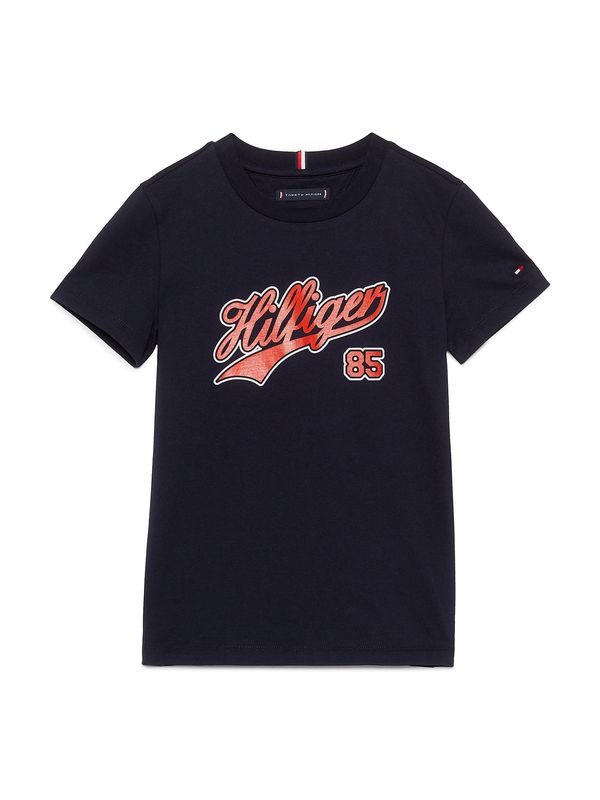 TOMMY HILFIGER TOMMY HILFIGER Тениска  морскосиньо / червено / бяло