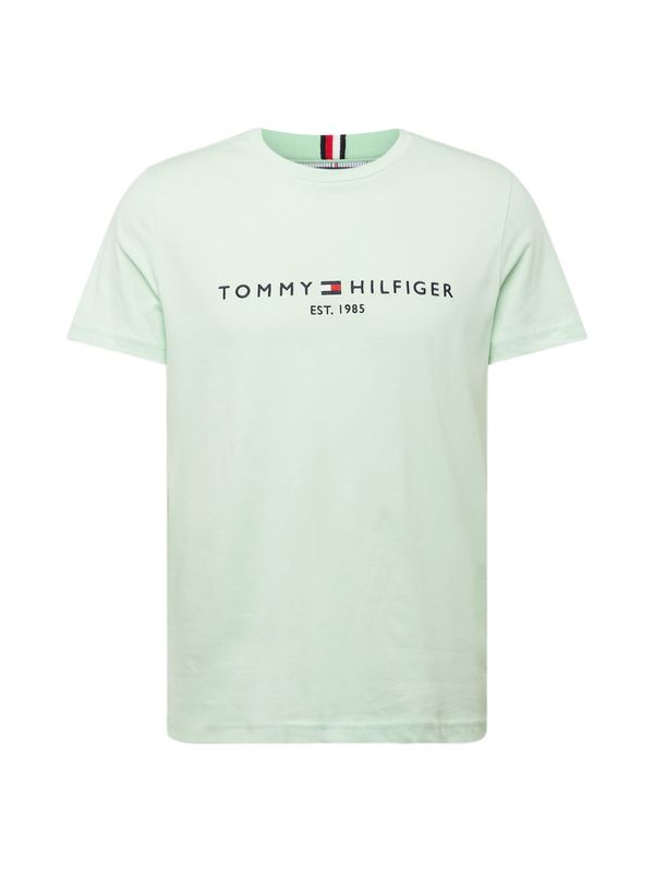 TOMMY HILFIGER TOMMY HILFIGER Тениска  морскосиньо / пастелно зелено / червено / бяло