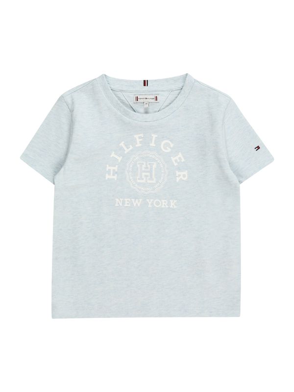 TOMMY HILFIGER TOMMY HILFIGER Тениска  морскосиньо / синьо меланж / червено / бяло