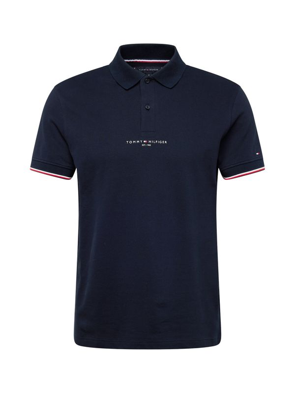 TOMMY HILFIGER TOMMY HILFIGER Тениска  нейви синьо / алено / бяло