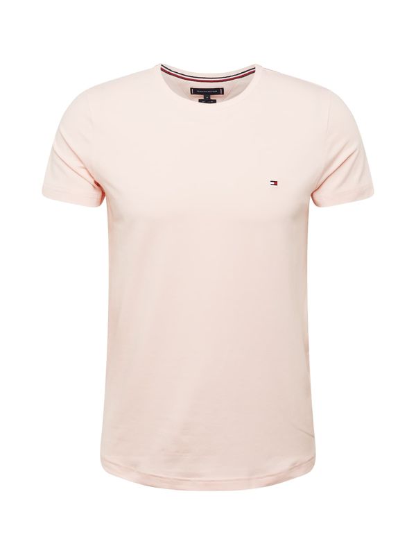 TOMMY HILFIGER TOMMY HILFIGER Тениска  нейви синьо / бледорозово / червено / бяло