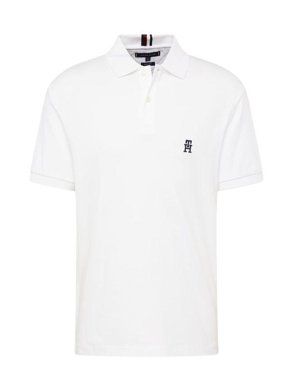 TOMMY HILFIGER TOMMY HILFIGER Тениска  нейви синьо / бяло